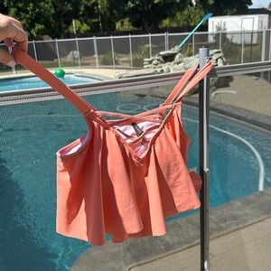 NWT Torrid peach swim top woman’s plus size O(XL)